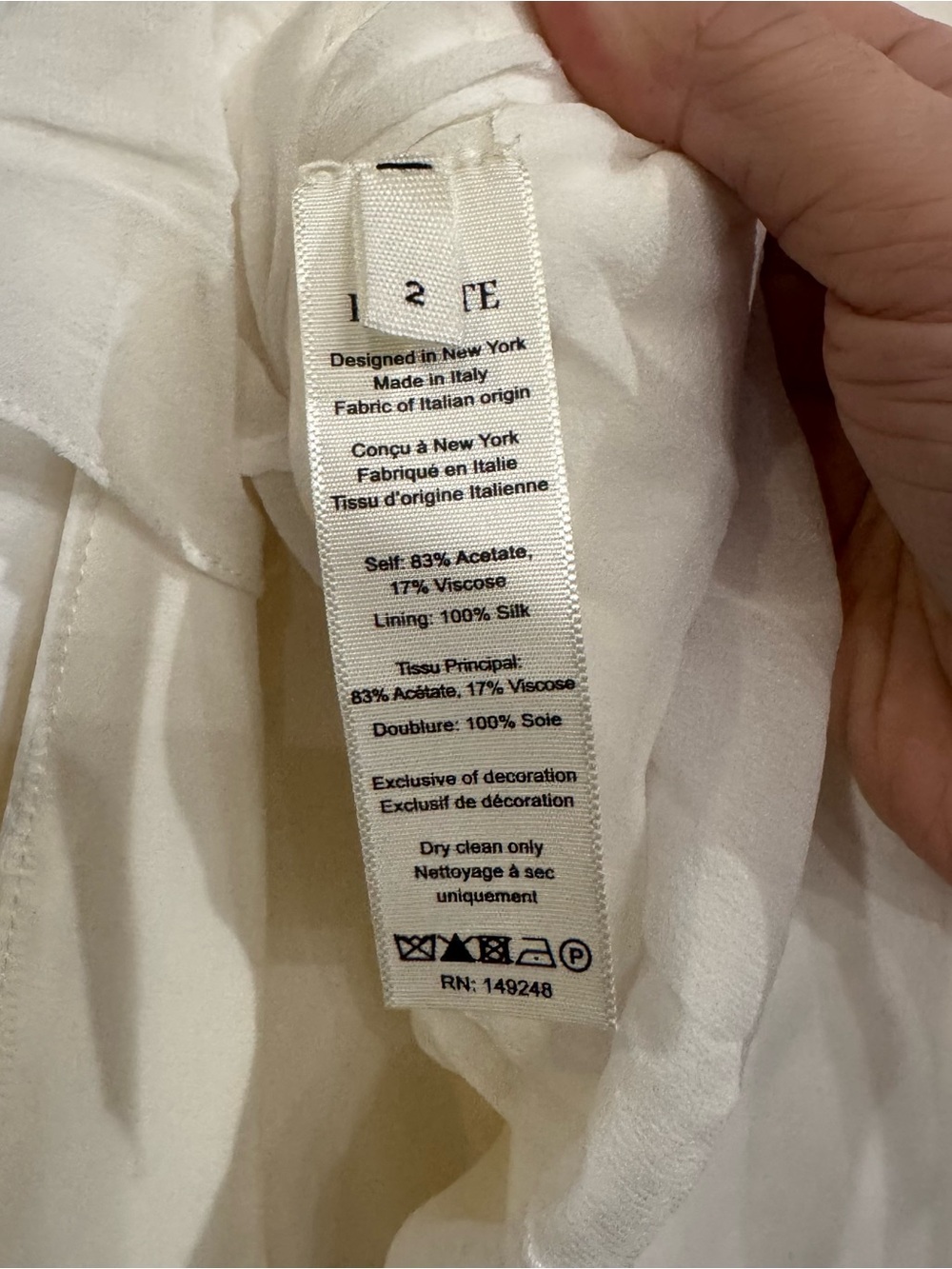 KHAITE Nonya Open Back Maxi Dress in White - Picture 12 of 12